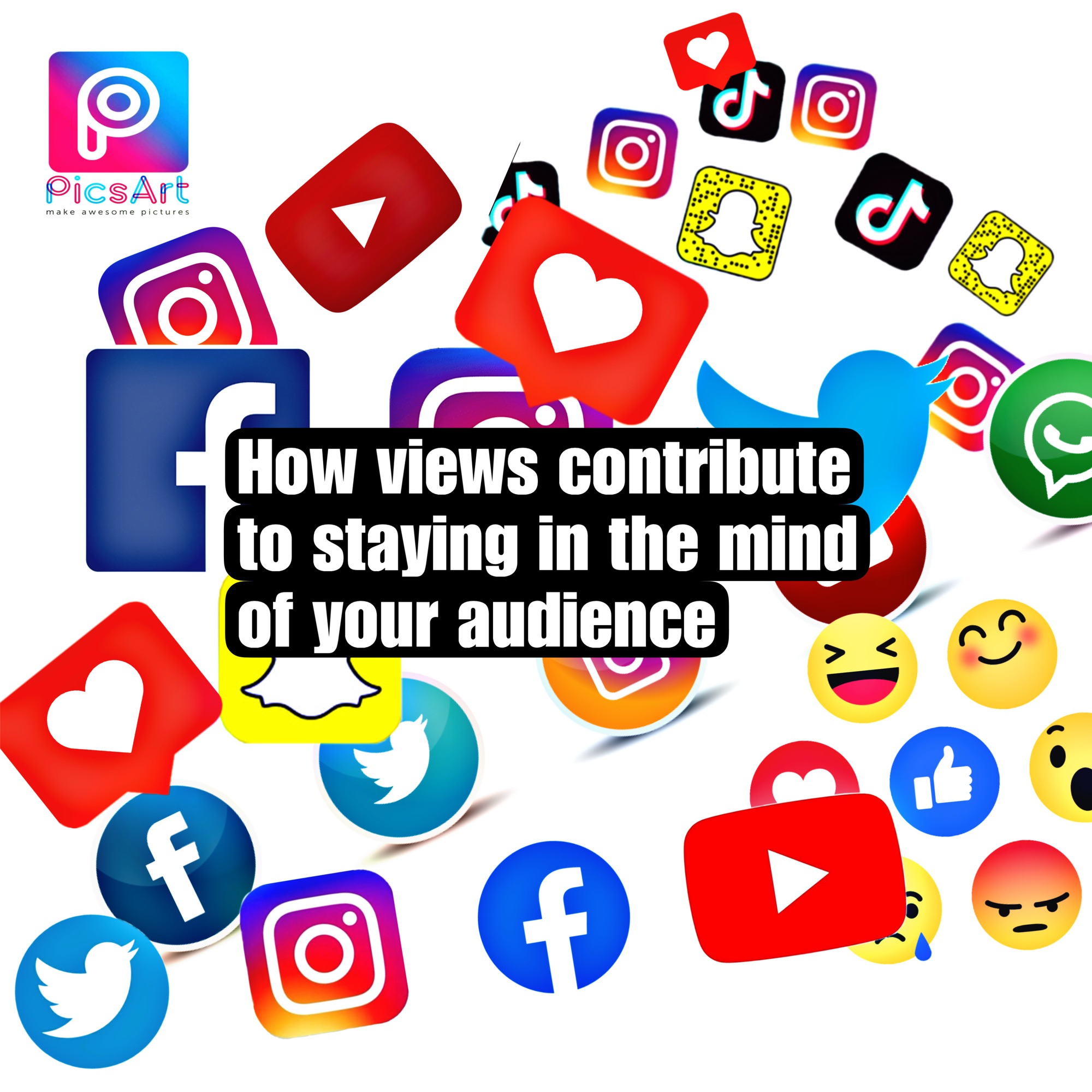 How do views contribute to staying “top of mind” with an audience? (Discussion)