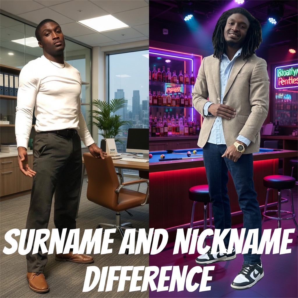 Surname and Nickname Difference